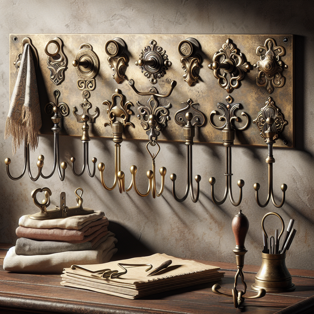 Hooked on Heritage: Antique Brass Accents for Your Entryway